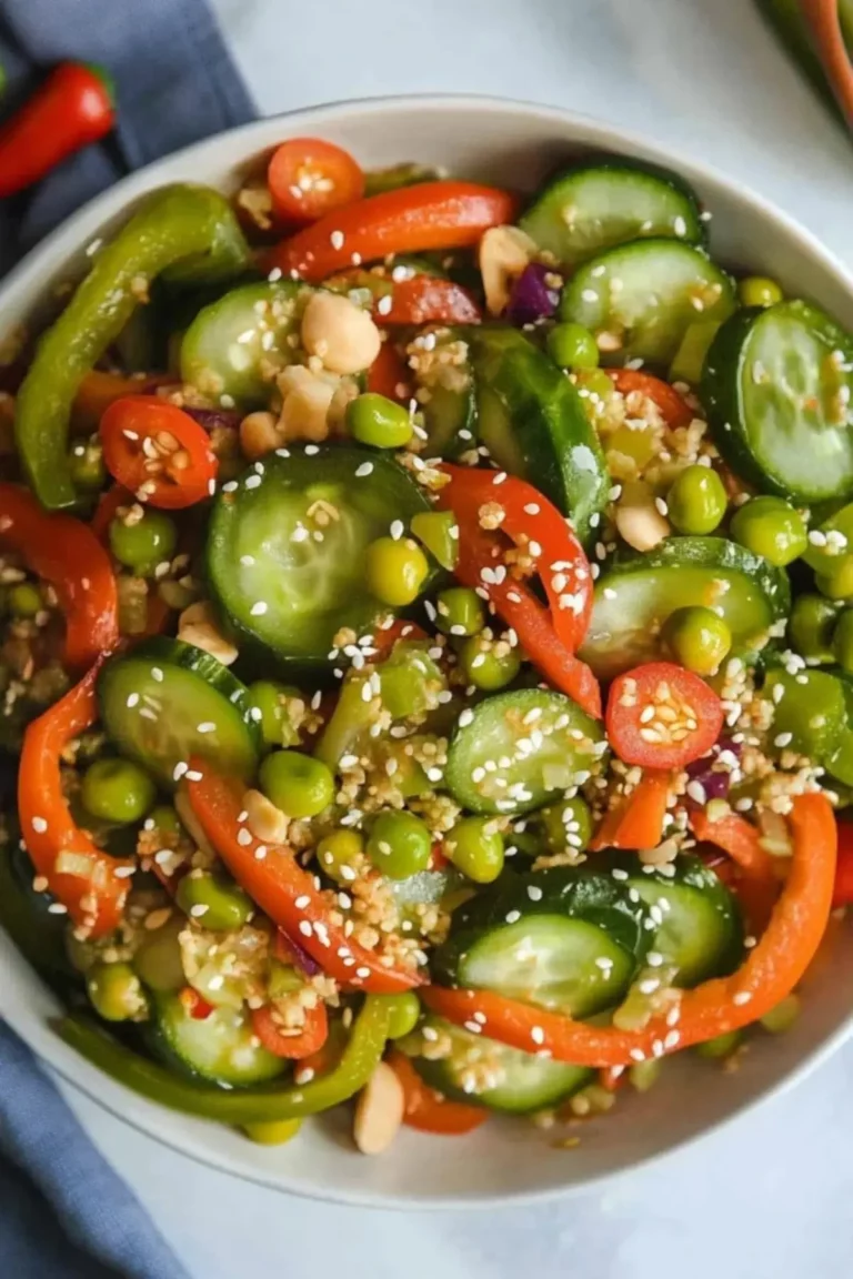 Viral Cucumber and Bell Pepper Salad