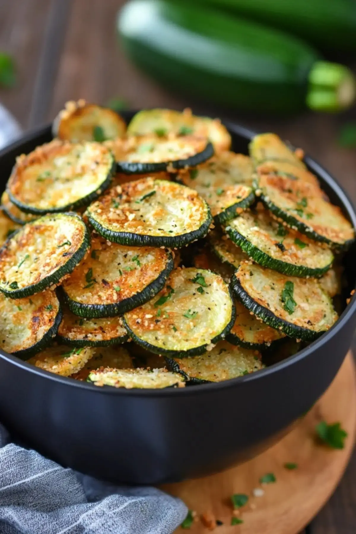 Air Fryer Zucchini Chips