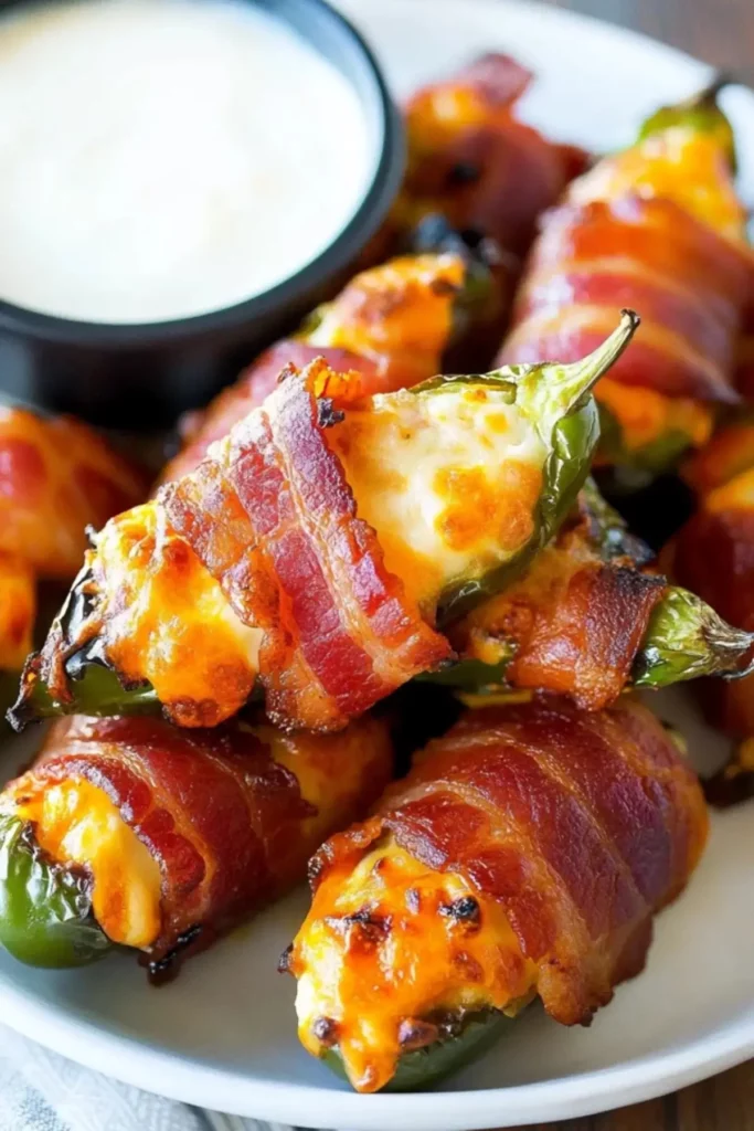 Bacon Wrapped Jalapeno Poppers