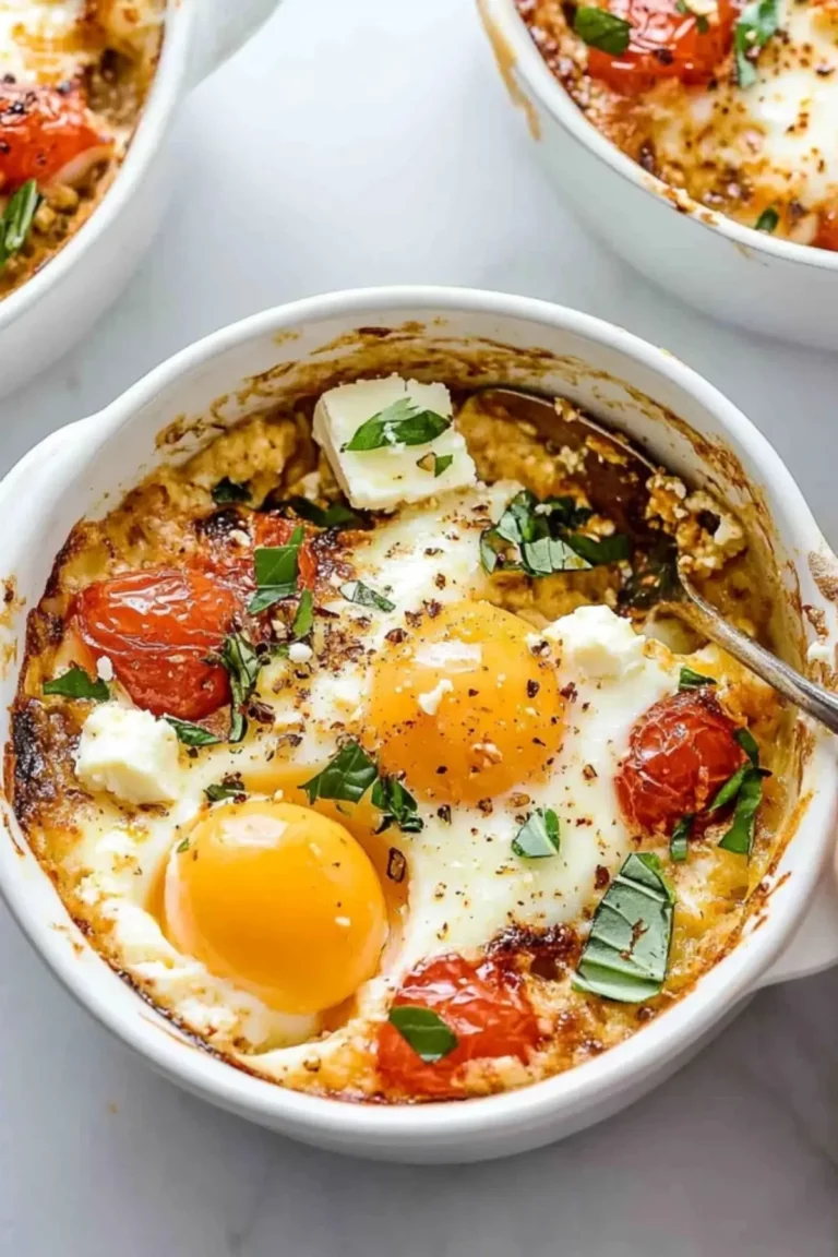 Baked Feta Eggs Recipe