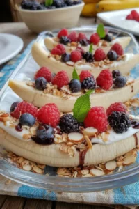 Banana Split Breakfast Bar