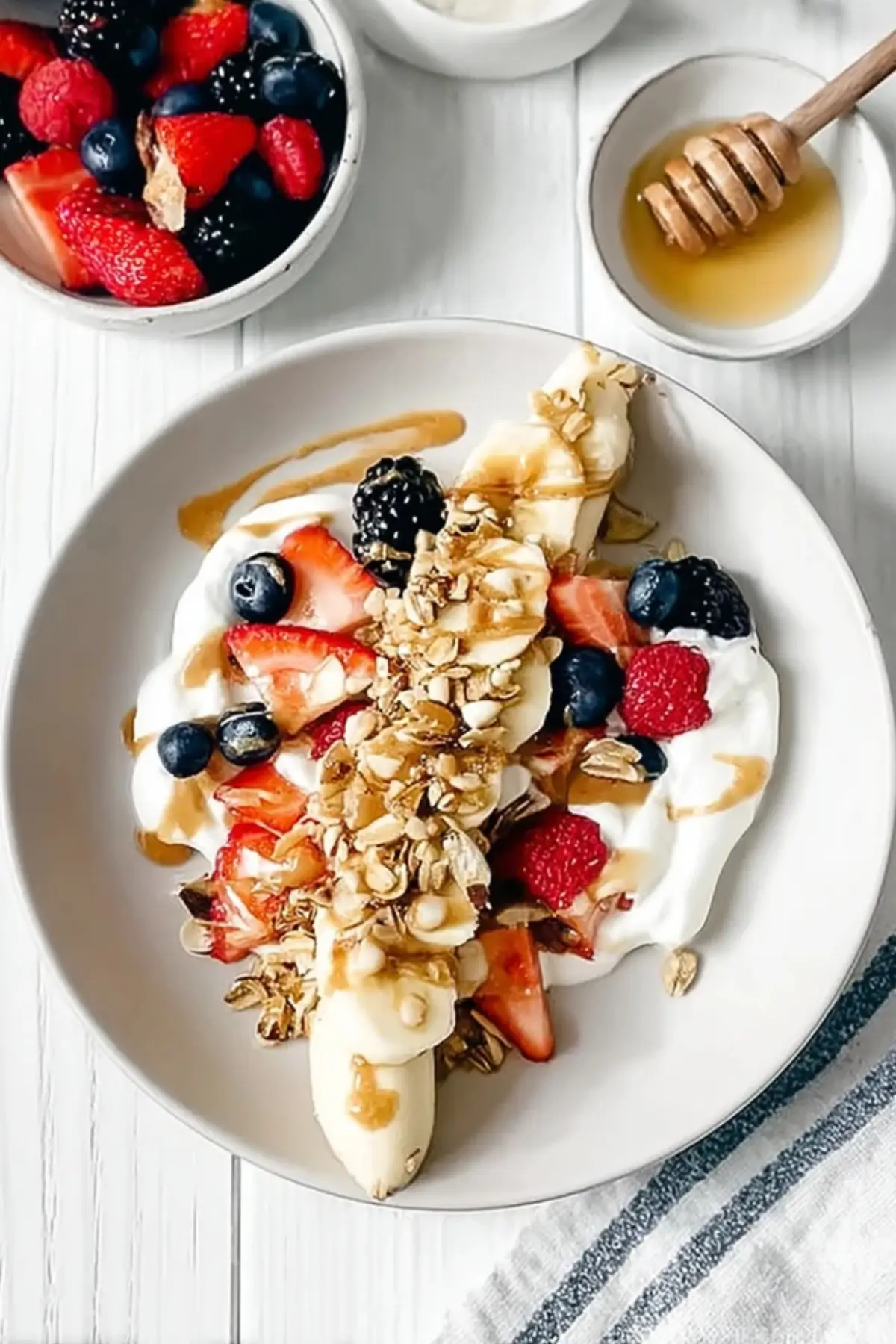 Breakfast Banana Split Recipe