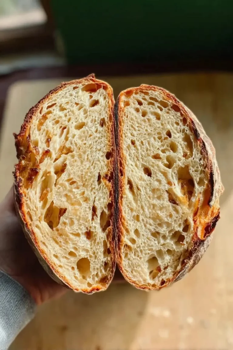 Caramelized Onion Sourdough Bread