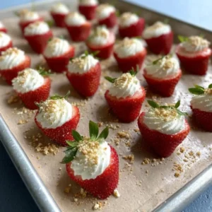 Cheesecake Deviled Strawberries