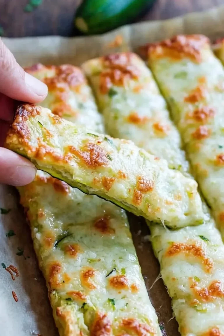Cheesy Zucchini Breadsticks