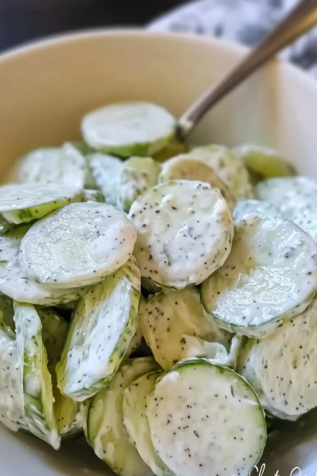 Creamy Cucumber Salad