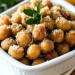 Crispy Parmesan Chickpeas