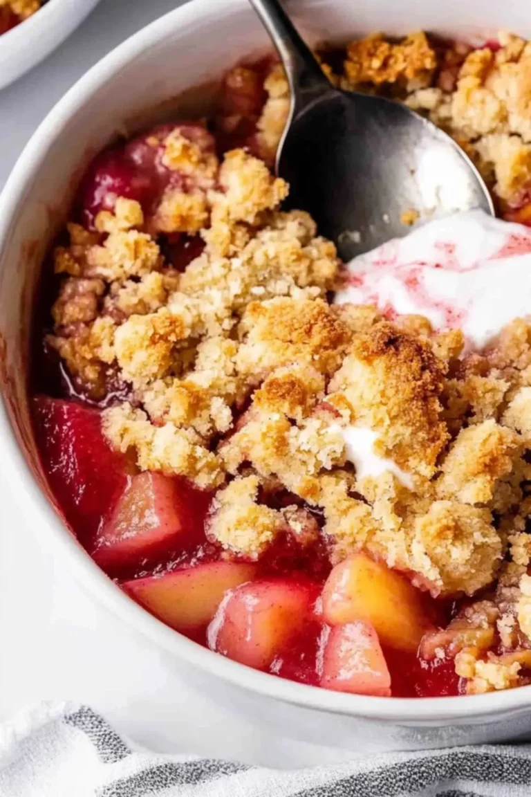 Easy Rhubarb Crisp