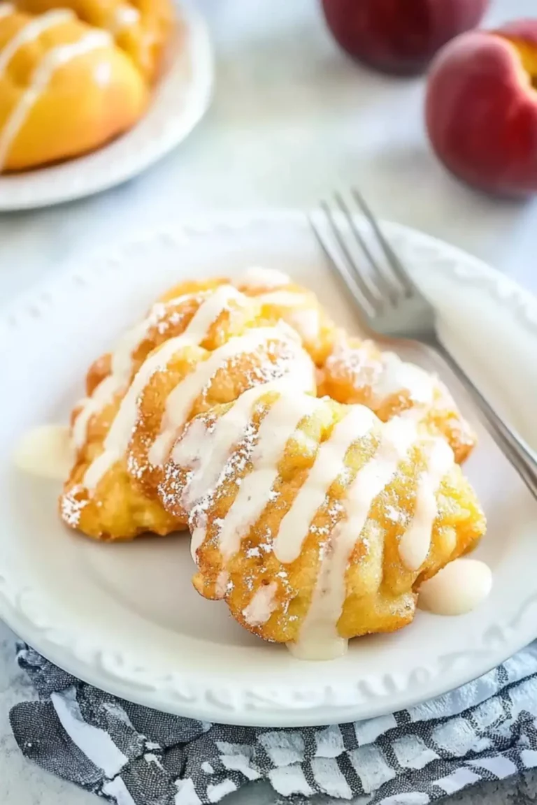 Fresh Peach Fritters