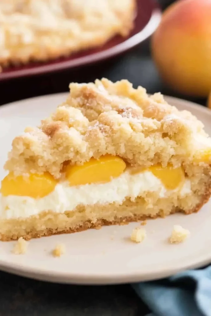 Italian Peach Crumb Cake