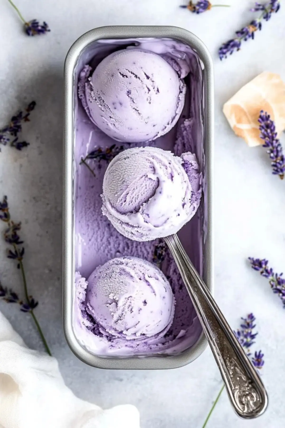 Lavender Earl Grey Ice Cream