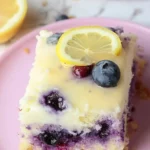 Lemon Blueberry Sheet Cake