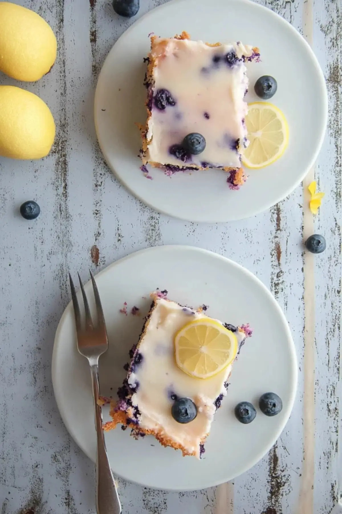 Lemon Blueberry Sheet Cake