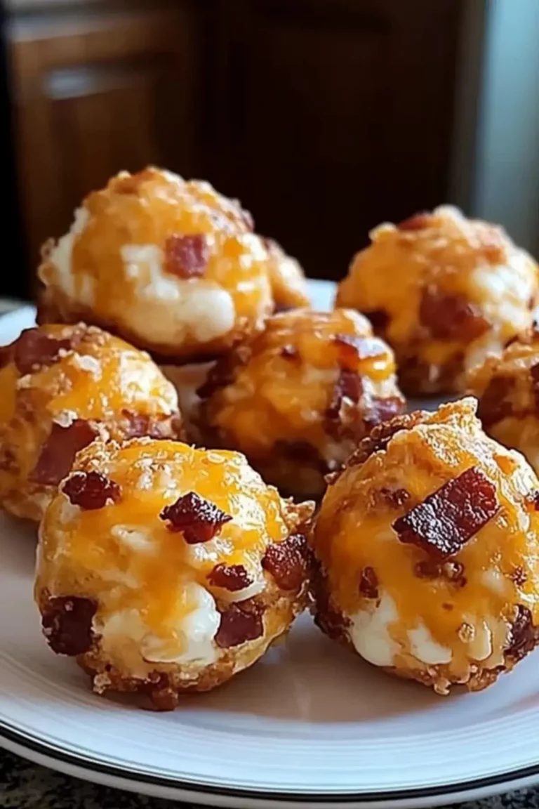 Low Carb Bacon Cheddar Mini Cheese Balls