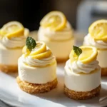 Mini Lemon Cheesecakes