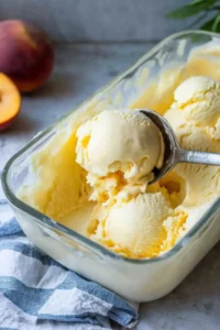 Old Fashioned Peach Ice Cream