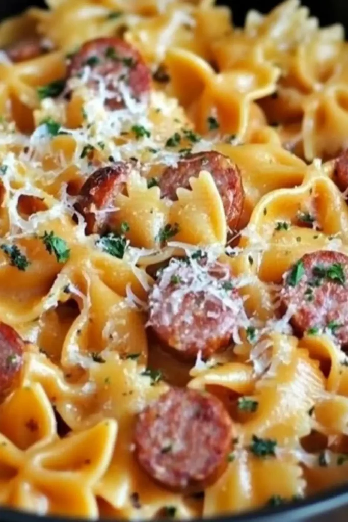 One Pot Smoked Sausage Pasta