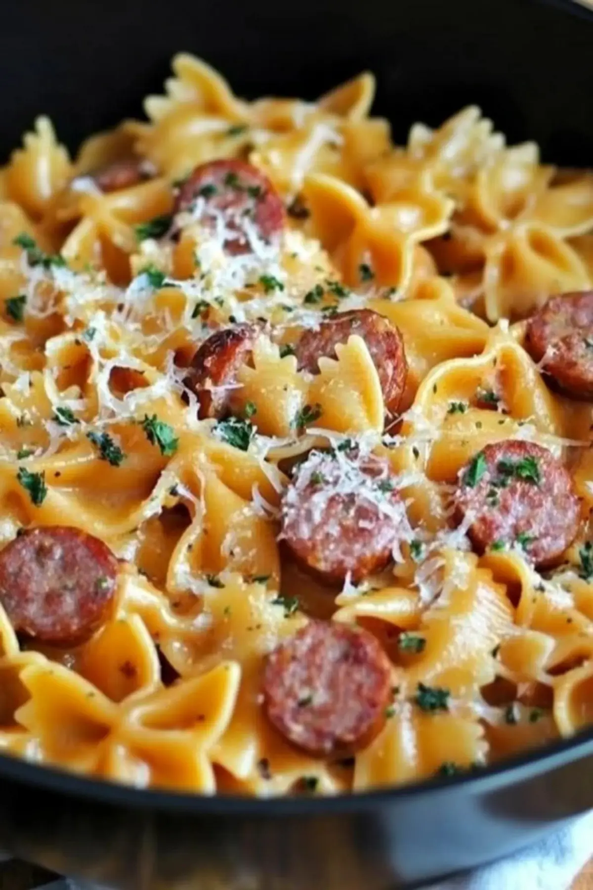 One Pot Smoked Sausage Pasta
