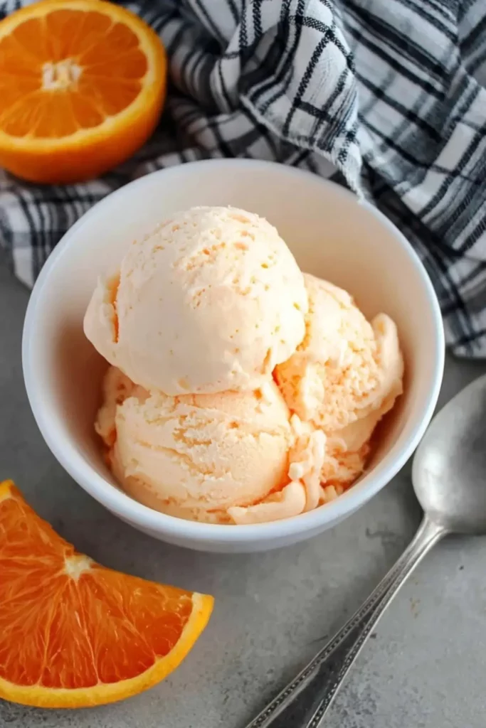 Orange Creamsicle Ice Cream