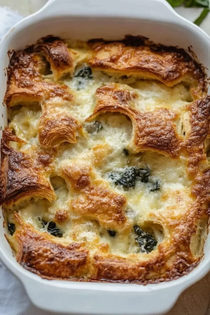Overnight Croissant Breakfast Bake.