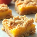 Peach Crumble Bars