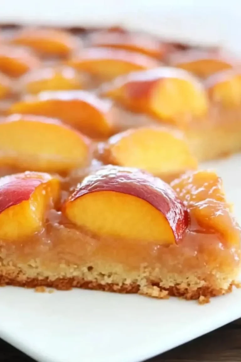 Peach Upside-Down Cake Recipe