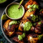 Peruvian Chicken with Green Sauce