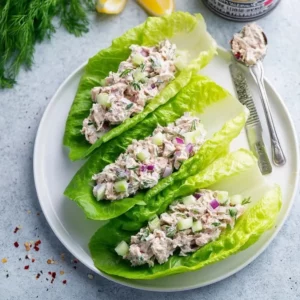 Quick and Easy Tuna Salad Boats