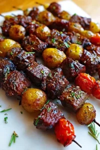 Rosemary Steak Skewers