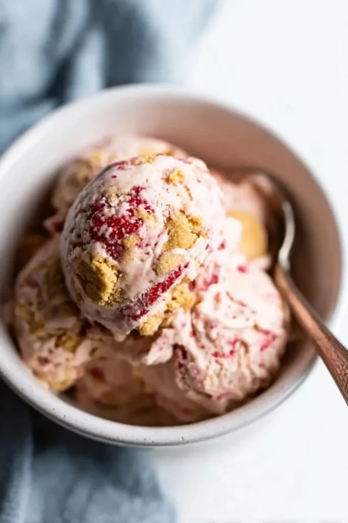Strawberry Cheesecake Ice Cream Recipe