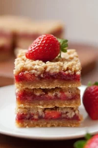 Strawberry Oatmeal Bars