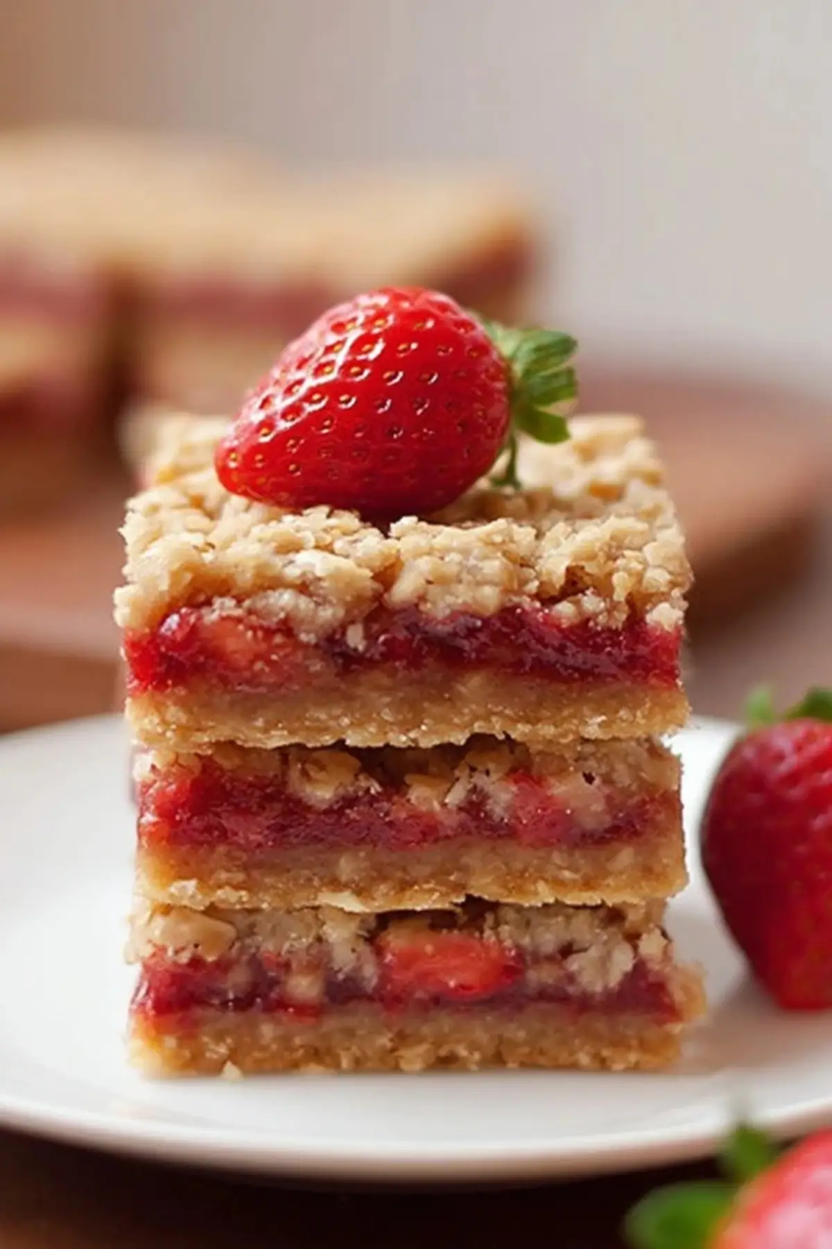 Strawberry Oatmeal Bars