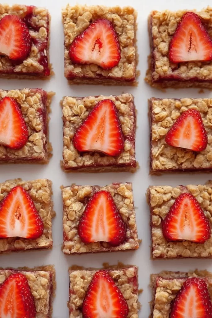 Strawberry Oatmeal Bars