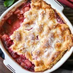 Strawberry Rhubarb Cobbler