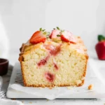 Strawberry Rhubarb Pound Cake