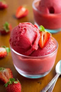 Strawberry Sorbet Recipe