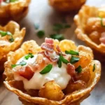 Tater Tot Appetizer Cups