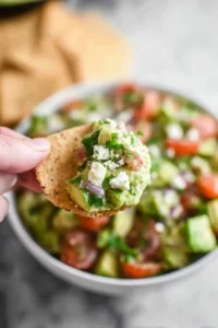 Seriously Addicting Avocado Feta Dip
