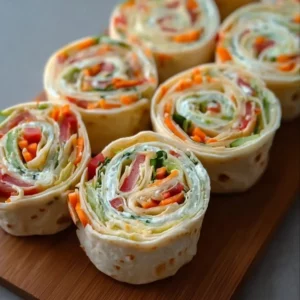 Vegetable Tortilla Roll Ups