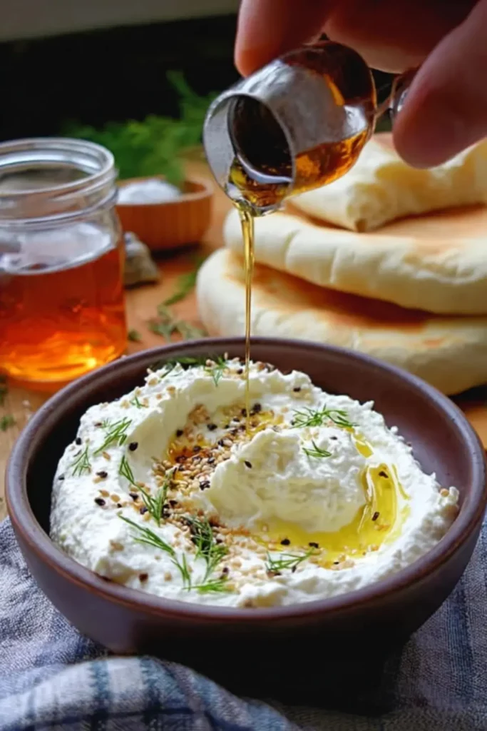Whipped Feta with Honey Dip