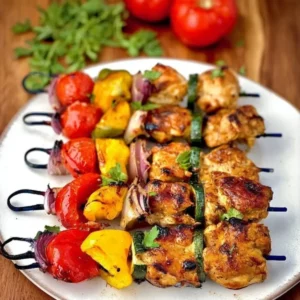Air Fryer Chicken Kebabs