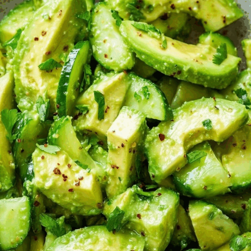 Avocado Cucumber Salad Recipe