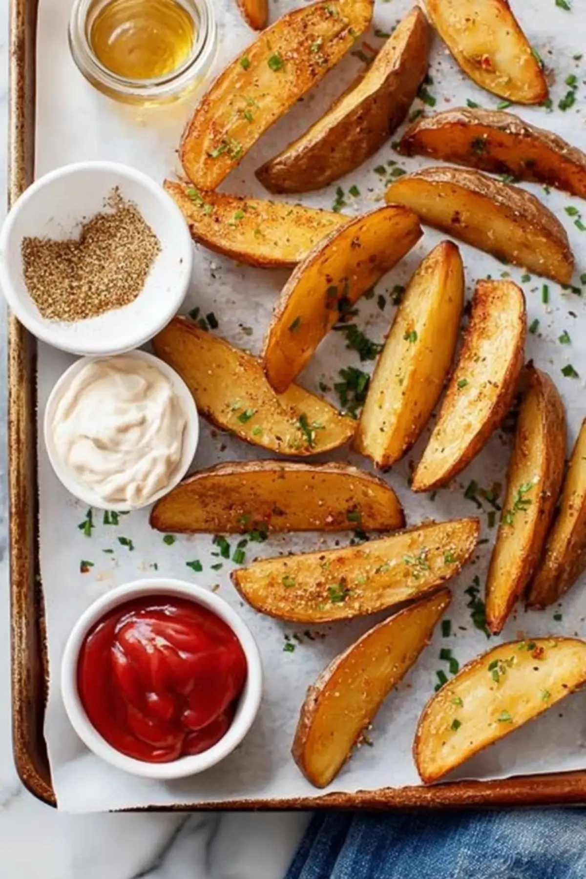 Baked Potato Wedges