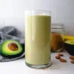 Banana Avocado Almond Milk Smoothie