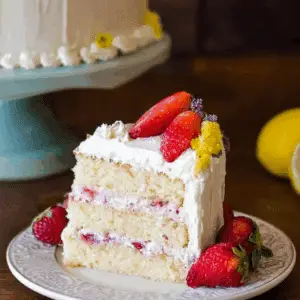 Berry Vanilla Naked Cake
