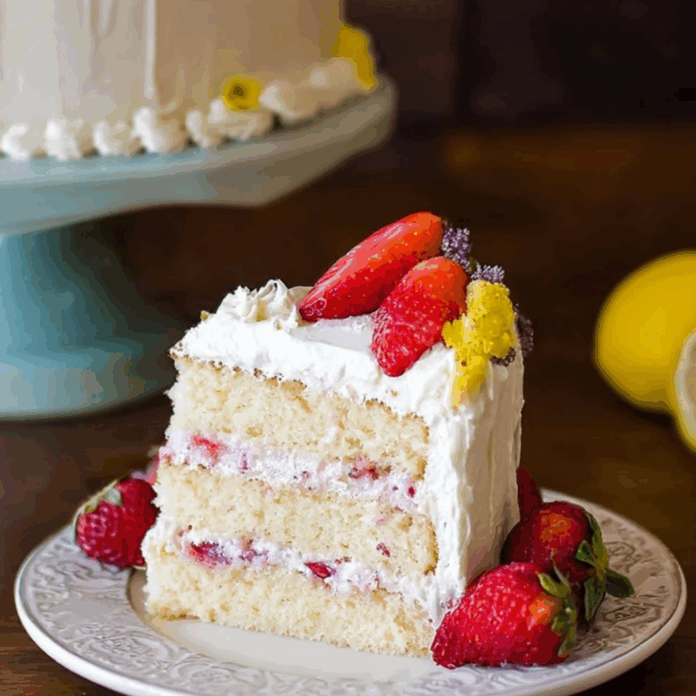 Berry Vanilla Naked Cake