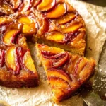 Bourbon Peach Upside Down Cake