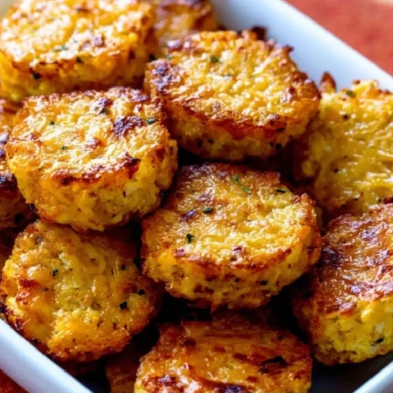 Cheesy Baked Cauliflower Tots