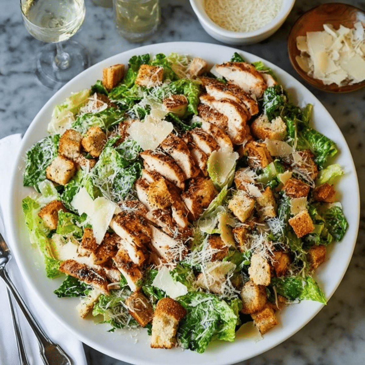 Chicken Caesar Salad The Perfect Blend Of Freshness And Flavor 