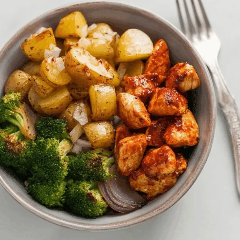 Chicken and Roasted Potato Bowl